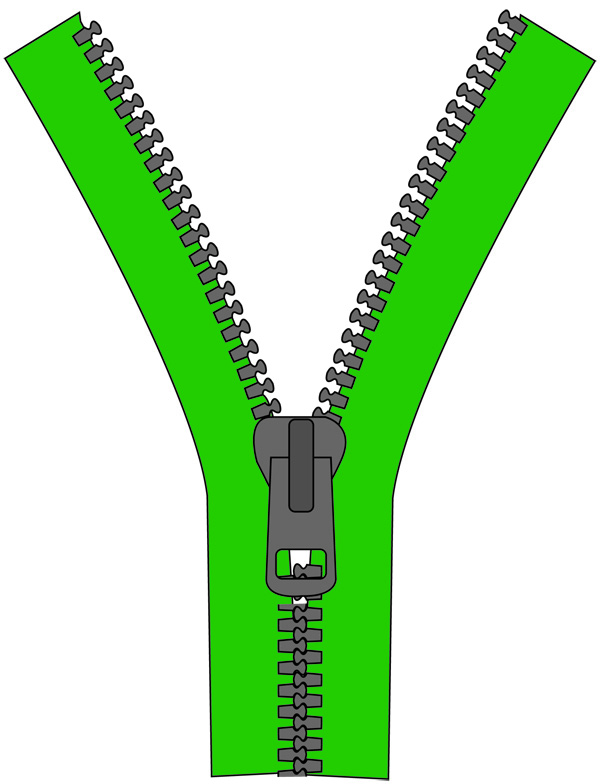 a  zipper